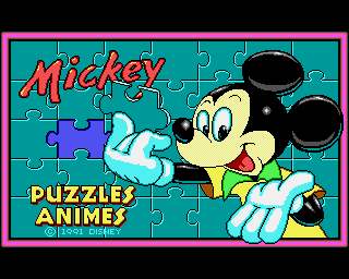 Mickey: Puzzles Animes