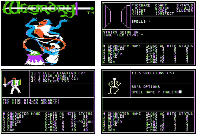 Wizardry I by Sir-Tech (Apple II, 1981)