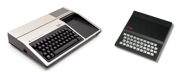 The Texas Instrument TI-99 4/A and the Sinclair ZX 81