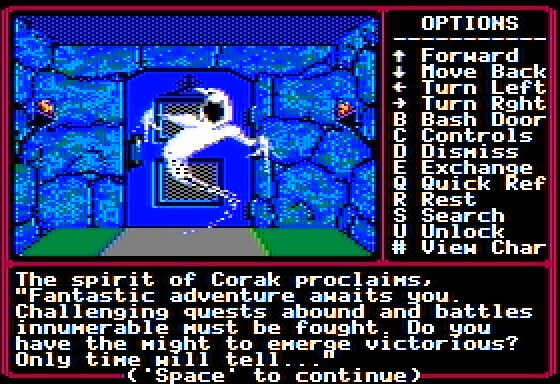 Might and Magic II: Gates to Another World for the Apple II