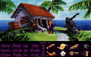 You can play Moneky Island II on your favorite language