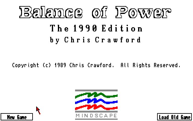 Balance of Power: The 1990 Edition - Amiga