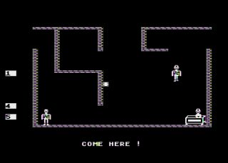 Beyond Castle Wolfenstein Atari 8-bit screenshot