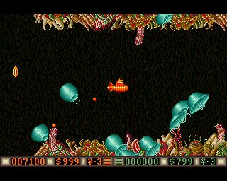 Blood Money Amiga screenshot