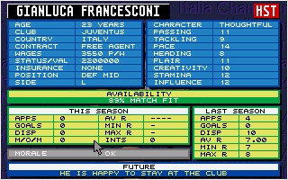 Championship Manager Italia 95 - DOS