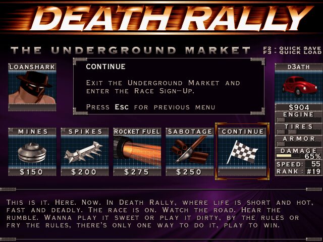 Death Rally - DOS