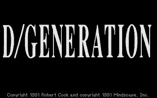 D/Generation - DOS