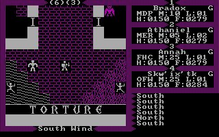 Ultima III: Exodus DOS screenshot