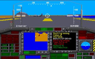 F-117A Nighthawk Stealth Fighter 2.0 Amiga screenshot