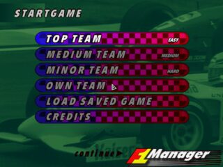 F1 Manager 96 DOS screenshot