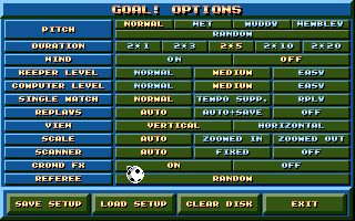 Goal! Amiga screenshot