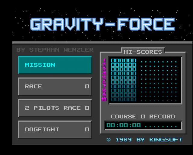 Gravity Force - Amiga version
