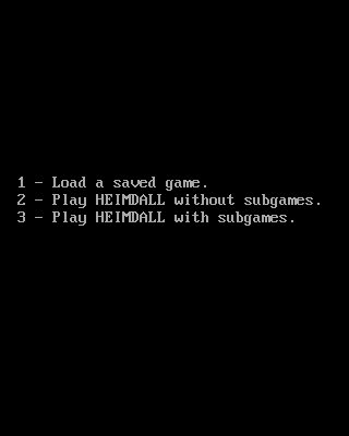 Heimdall DOS screenshot