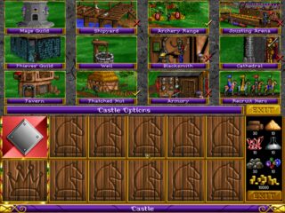 Heroes of Might and Magic DOS screenshot