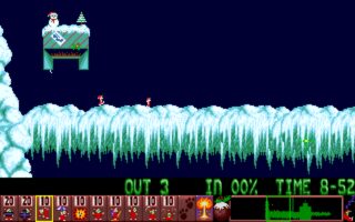Holiday Lemmings Amiga screenshot