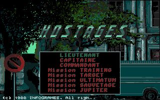 Hostages Atari ST screenshot