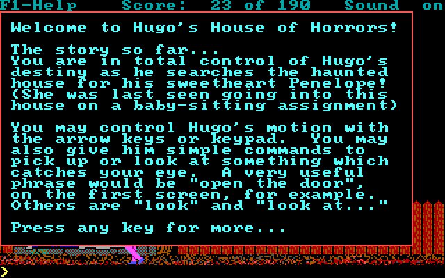 Hugos House of Horrors - DOS