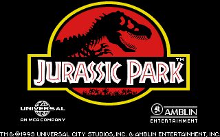 Jurassic Park DOS screenshot