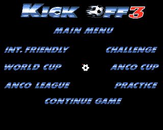 Kick Off 3 Amiga screenshot