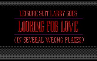 Leisure Suit Larry II Amiga screenshot