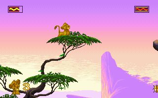 The Lion King DOS screenshot