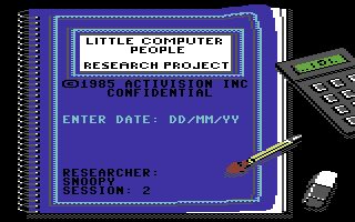 Little Computer People - Commodore 64