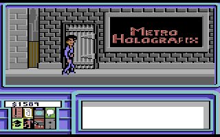 Neuromancer Commodore 64 screenshot