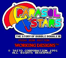 Parasol Stars: Rainbow Islands 2 - PC Engine