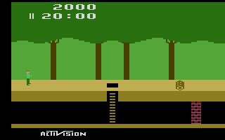 Pitfall! Atari 2600 screenshot