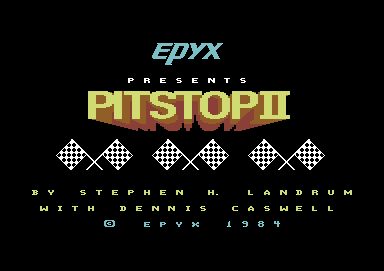 Pitstop II - Commodore 64