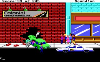 Police Quest: In Pursuit of the Death Angel DOS screenshot