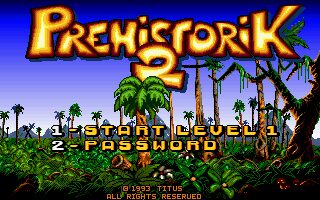 Prehistorik 2 DOS screenshot