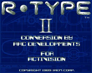R-Type II Amiga screenshot