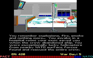 Red Storm Rising DOS screenshot