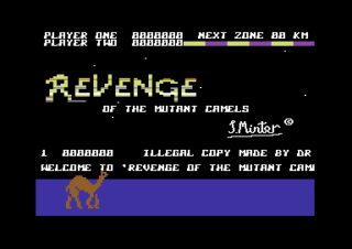 Revenge of the Mutant Camels Commodore 64 screenshot
