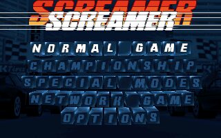 Screamer DOS screenshot