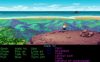 The Secret of Monkey Island DOS screenshot