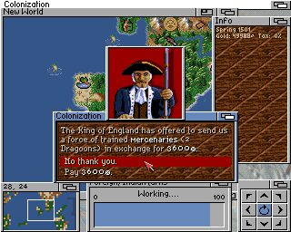 Sid Meiers Colonization - Amiga