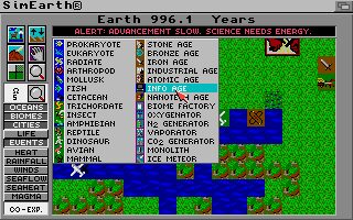 Sim Earth Amiga screenshot