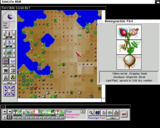 SimLife Amiga screenshot
