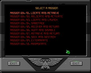 Space Crusade: The Voyage Beyond Amiga screenshot