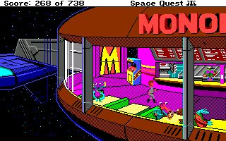 Space Quest III: The Pirates of Pestulon Amiga screenshot