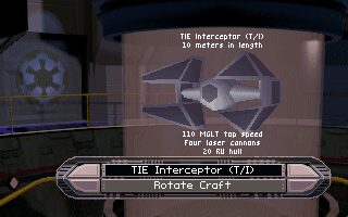 Star Wars: TIE Fighter DOS screenshot