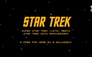 Super Star Trek 1978 meets 25th Anniversary Windows screenshot
