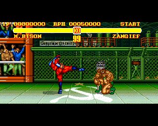 Super Street Fighter II DX - Amiga