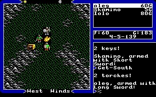 Ultima V: Warriors of Destiny DOS screenshot