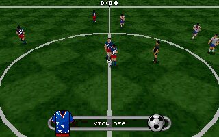 Actua Soccer DOS screenshot