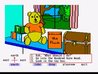 Winnie the Pooh in the Hundred Acre Wood Amiga screenshot
