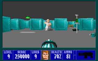 Wolfenstein 3D DOS screenshot