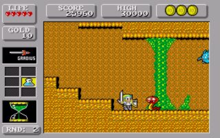 Wonder Boy in Monster Land Amiga screenshot